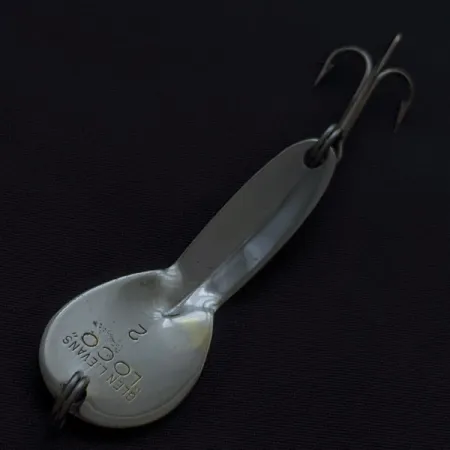 Vintage Glen Evans Loco 2, 1/4oz nickel fishing spoon #22614
