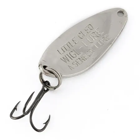 Vintage Seneca Little Cleo, 1/4oz nickel fishing spoon #22625