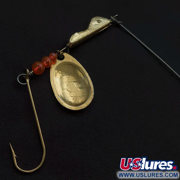 Vintage  South Bend Walleye Wonder 3  Spinnerbait, 1/2oz gold spinning lure #22629