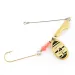 Vintage  South Bend Walleye Wonder 3  Spinnerbait, 1/2oz gold spinning lure #22629