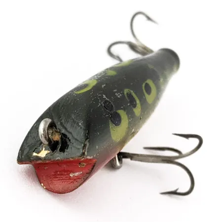 Vintage Creek Chub Darter Wooden, 1/4oz Frog fishing lure #22632