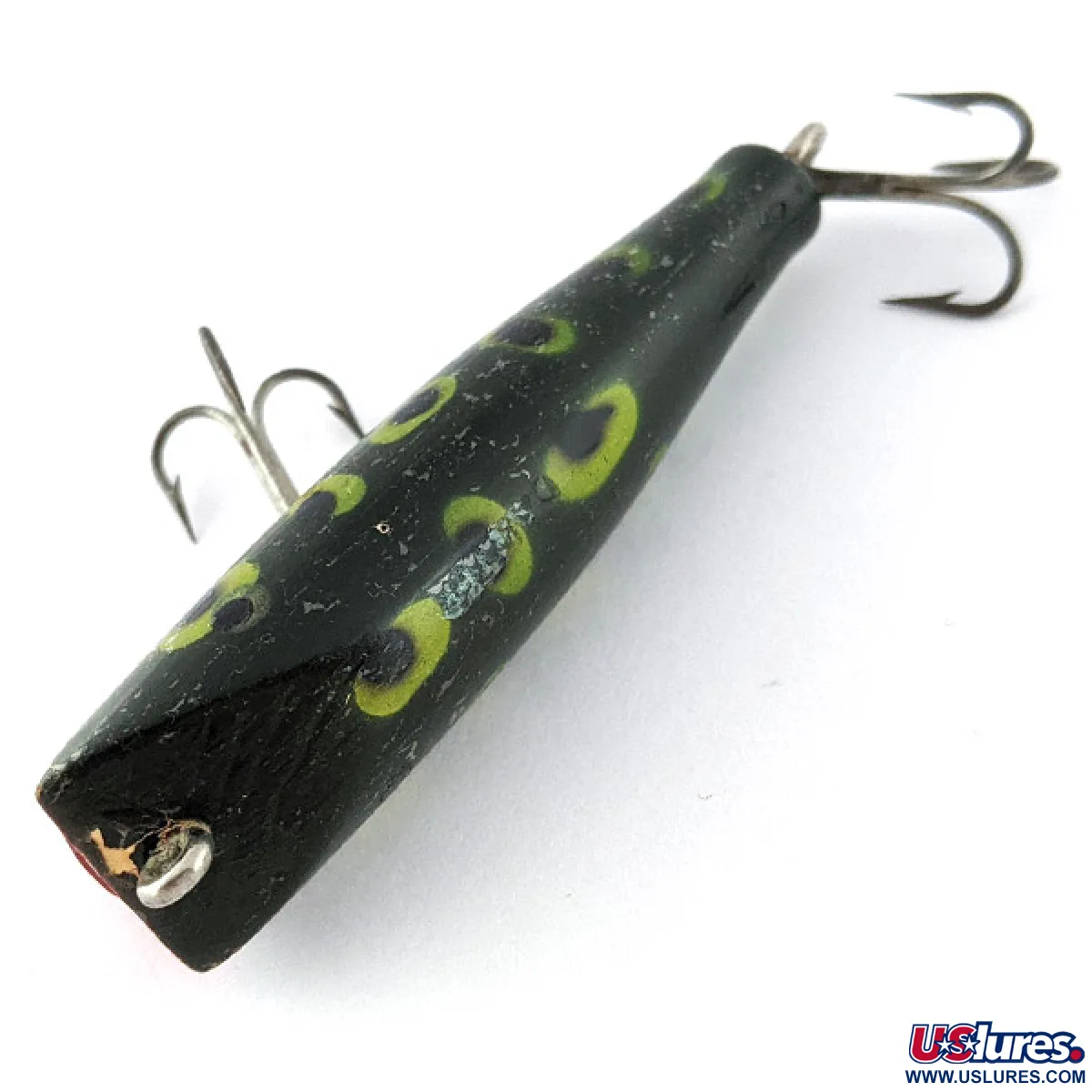 Vintage Creek Chub Darter Wooden, 1/4oz Frog fishing lure #22632