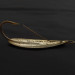 Vintage   Johnson Silver Minnow, 2/5oz gold fishing spoon #22535