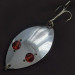 Vintage  Herter's Herters Glass Eye Spoon, 3/4oz nickel/red eyes fishing spoon #22641