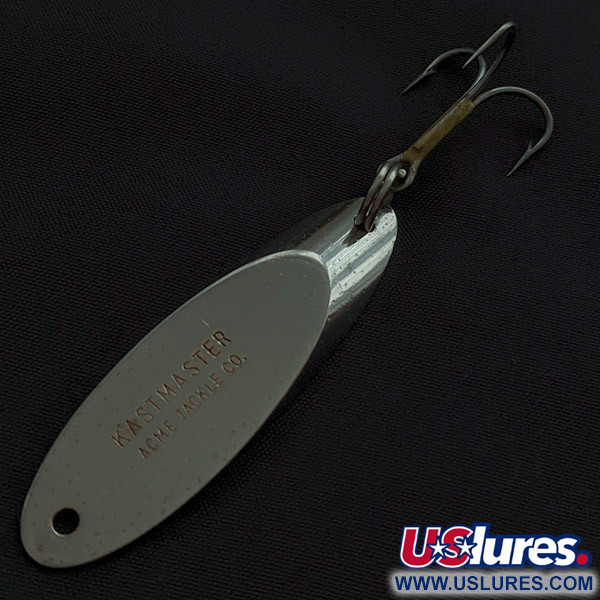 Vintage  Acme Kastmaster, 1/2oz nickel fishing spoon #22647