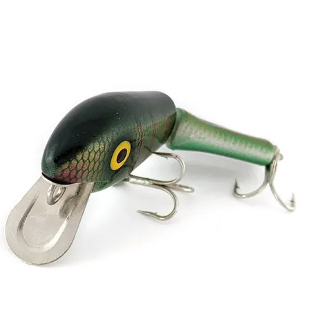 Vintage Paw Paw Bass Seeker, 1/3oz Green fishing lure #22650