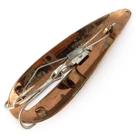 Vintage Weedless Bait Company FISHTRAP, 1/2oz cooper fishing spoon #22651
