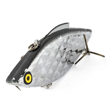 Vintage Strike King Diamond Shad, 1/2oz silver fishing lure #22652