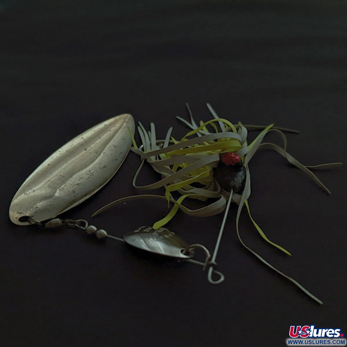 1 2 oz fishing lure Luhr-Jensen Krocodile Spoon w/ Treble Hook - 2 1/2 oz Glow UV Cerise / 3.3125 inch