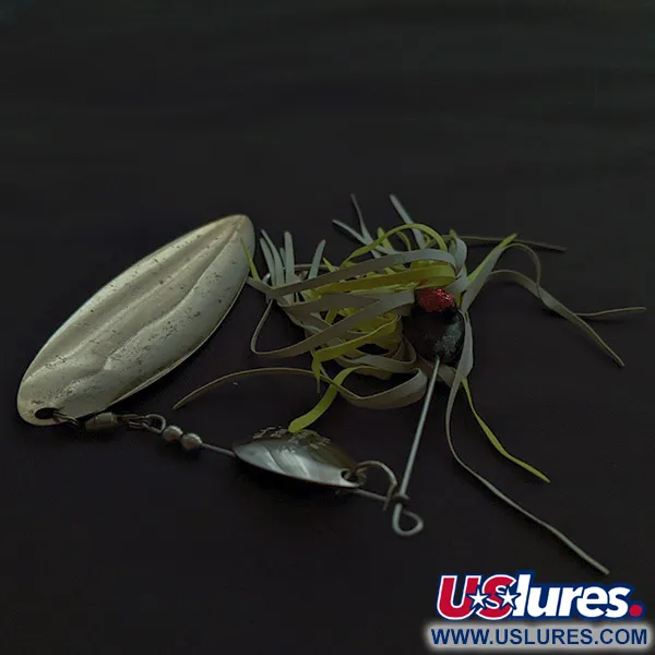 Vintage  Bumble Bee Bumble BEE Spinnerbait, 1oz gold/nickel spinning lure #22653