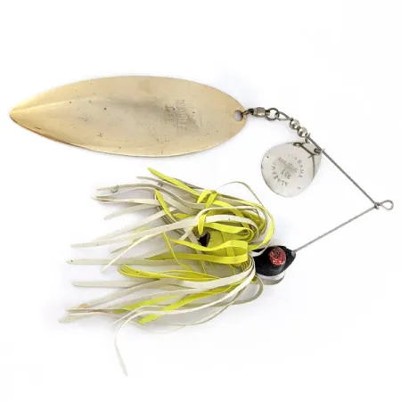Vintage Bumble Bee Bumble BEE Spinnerbait, 1oz gold/nickel spinning lure #22653