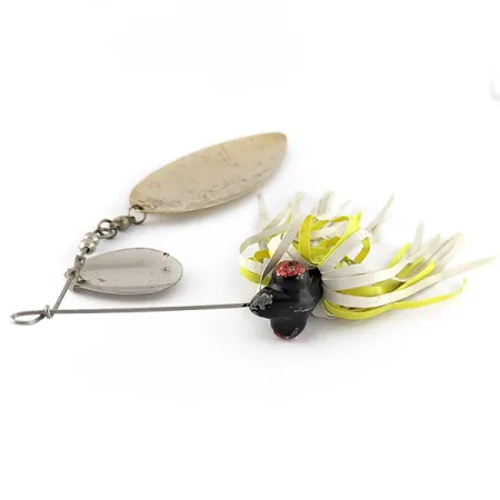 Vintage Bumble Bee Bumble BEE Spinnerbait, 1oz gold/nickel spinning lure #22653