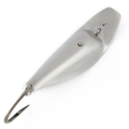 Vintage L&S Bait Mirro lure L&S L&S Mirrospoon 6/0Mirrospoon 6/0, 3/5oz nickel fishing spoon #22654