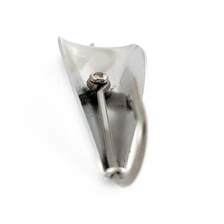 Vintage L&S Bait Mirro lure L&S L&S Mirrospoon 6/0Mirrospoon 6/0, 3/5oz nickel fishing spoon #22654