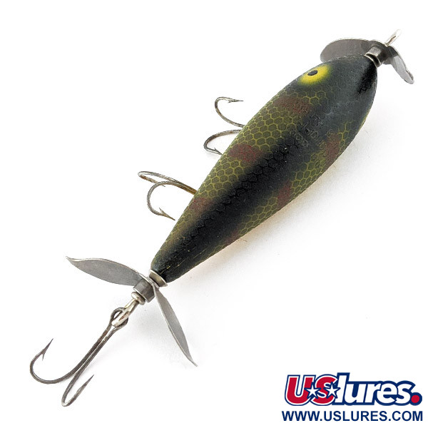 Vintage   South Bend Nip-I-Diddee Wood Lure, 1/2oz Perch fishing lure #22656