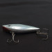 Vintage   Strike King Diamond Shad (1980s), 2/5oz silver/blue fishing lure #22659