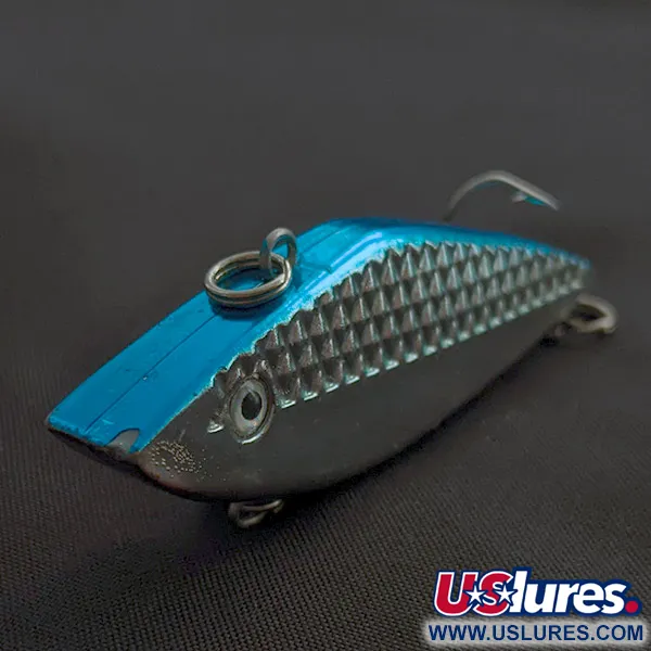 Vintage   Strike King Diamond Shad (1980s), 2/5oz silver/blue fishing lure #22659