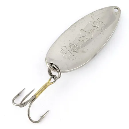 Vintage Seneca Little Cleo (Hula Girl), 1/2oz nickel fishing spoon #22663