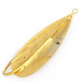 Vintage   Johnson Silver Minnow, 3/5oz gold fishing spoon #22668