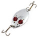 Vintage  Hofschneider Red eye Junior, 1/2oz nickel/red eyes fishing spoon #22669