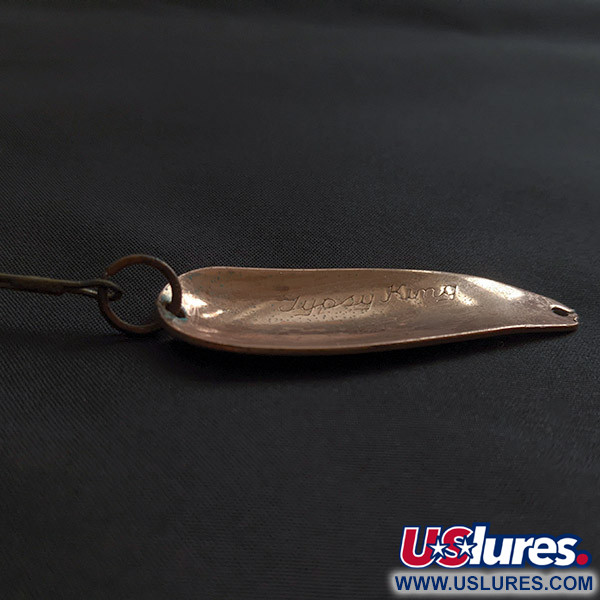 Vintage  Weber Gypsy King 0, 2/5oz copper fishing spoon #22680