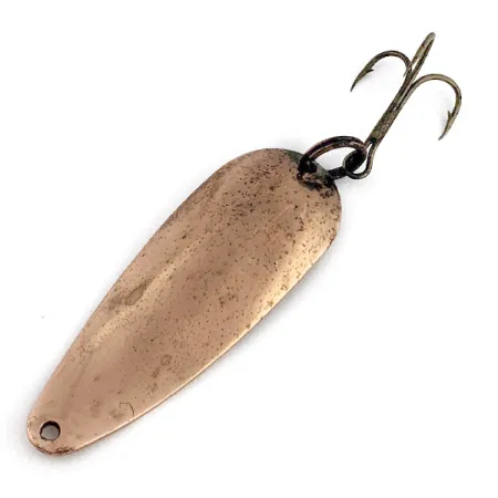 Vintage Weber Gypsy King 0, 2/5oz copper fishing spoon #22680