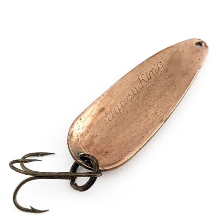 Vintage Weber Gypsy King 0, 2/5oz copper fishing spoon #22680