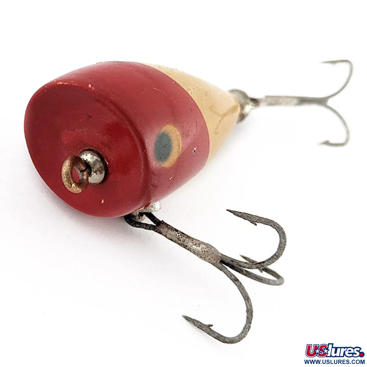 ヴィンテージルアーwhopper stopper c1947 4786-204 Vintage Whopper Stopper Whopper-Stopper popper wood, 2/5oz fishing