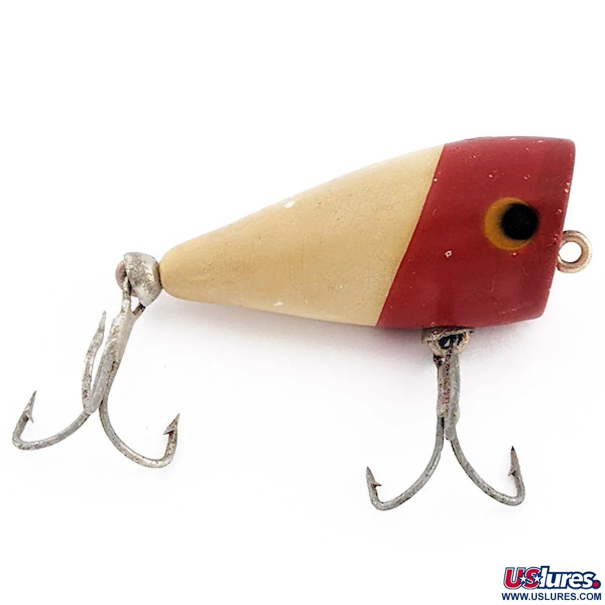 ヴィンテージルアーwhopper stopper c1947 4786-204 Vintage Whopper Stopper Whopper-Stopper popper wood, 2/5oz fishing