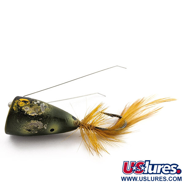 Vintage   Phillips Weedless Fly Rod Popper 700AW, 3/16oz Frog fishing lure #22691