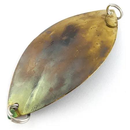 Vintage Williams Lake Clear Wabbler, 1/3oz brass fishing spoon #22699