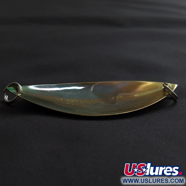 Vintage  Williams Lake Clear Wabbler, 1/3oz brass fishing spoon #22699