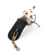 Vintage  Luhr Jensen Hot Shot - 3, 3/16oz white/red/black fishing lure #22702