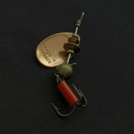 Vintage Mepps Aglia 0, 3/32oz copper spinning lure #22709