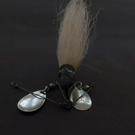 Vintage Jamison Shannon Twin Spinner, 1/4oz nickel spinning lure #22711