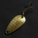 Vintage   Thomas Cyclone, 1/8oz gold fishing spoon #22712