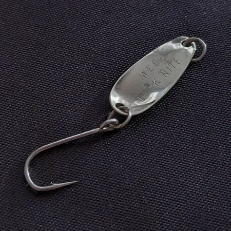 Vintage Dick Nite Spoons Dick Nite Wee, 1/32oz nickel fishing spoon #22730