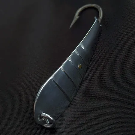 Vintage Luhr Jensen Reflecto #2, 1/4oz nickel fishing spoon #22746