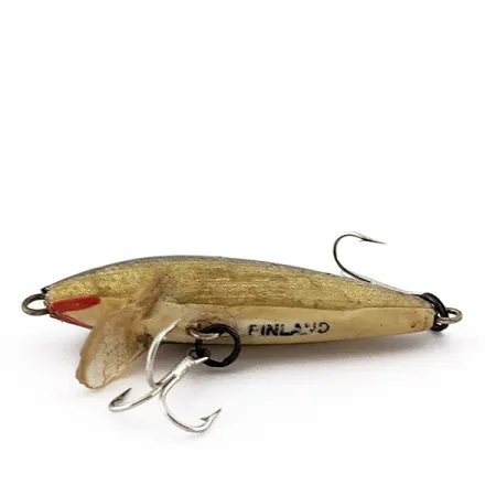 Vintage Rapala Original Floater F5 (Finland) (1960s), 3/32oz G (Gold) fishing lure #22752