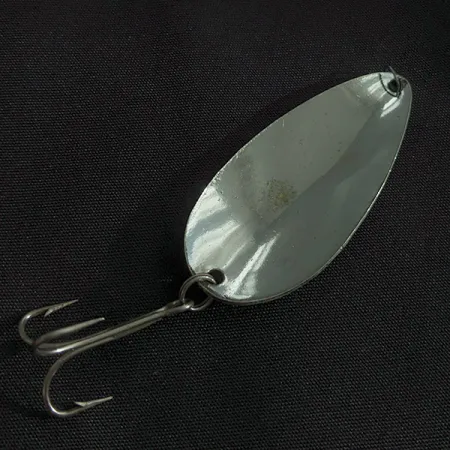 Vintage Kmart Spoon, 1/4oz red/white/nickel fishing spoon #22759