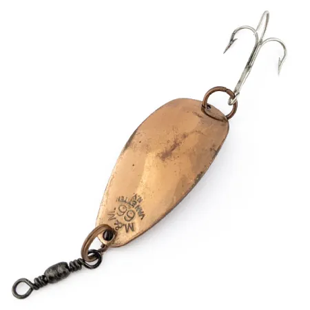 Vintage M&M 66 Vanetten, 1/2oz copper fishing spoon #22762