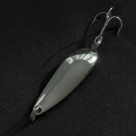 Vintage Acme Fiord Spoon Jr, 1/8oz nickel fishing spoon #22769