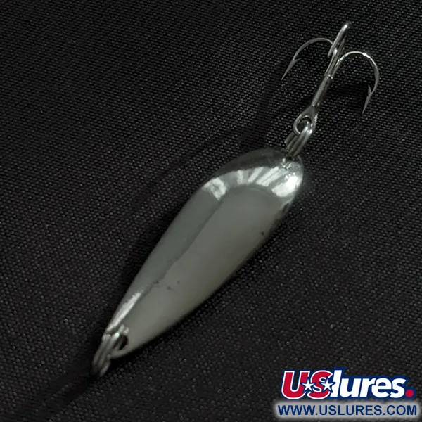 Vintage  Acme Fiord Spoon Jr, 1/8oz nickel fishing spoon #22769