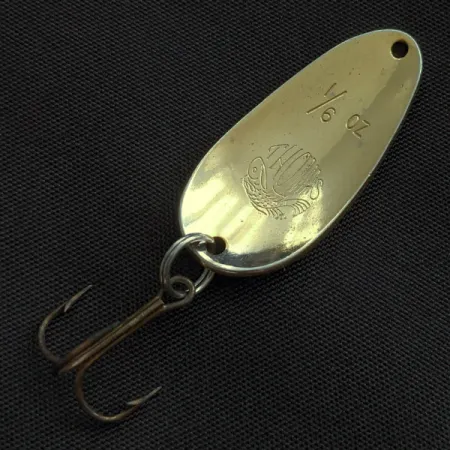Vintage Thomas Colorado, 1/8oz gold/nickel fishing spoon #22770
