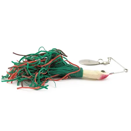 Vintage Strike King Rocket Shad, 1/2oz silver spinning lure #22772