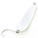 Vintage   The Producers Hookster Totem #4 UV, 1/4oz white/yellow/green glitter UV fishing spoon #22788