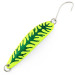 Vintage   The Producers Hookster Totem #4 UV, 1/4oz white/yellow/green glitter UV fishing spoon #22788