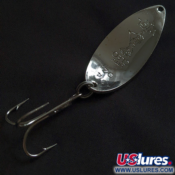 Vintage  Seneca Little Cleo (Hula Girl), 3/4oz nickel fishing spoon #22792