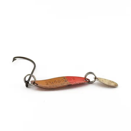 Vintage Luhr Jensen Krocodile Troll, 1/16oz red/copper fishing spoon #22795