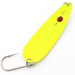 Vintage  Red Eye Lures Red Eye Evil Eye, 1/3oz yellow/red eye UV fishing spoon #22800